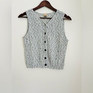 VINTAGE 90s Knit Top / Vest